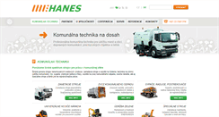 Desktop Screenshot of hanes-slovakia.sk